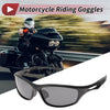 Make Model 1 Pc Motorcycle Riding Goggles Deep Gray Lens Black Frame