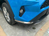 Toyota RAV4 Steel Front Corner Side Protector Cover Trim Strip (2019-2023)