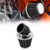 Motorcycle Universal Air Filter 38mm Elbow Conical Round Tapered