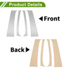 Dodge Ram (1994-2001) Silver Tone 4 x Pillar Window Trim