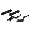 Benelli TRK502 / X Black Extendable Brake Clutch Levers & Grips (2017-2023)