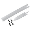 Convertible Left Roof Top Hinge Cover with Clips