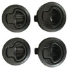 Boat / Caravan / 4WD - Black Flush Mount Slam Latch 62mm