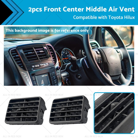Toyota Hilux Black Front Center Air Vents (1997-2004)