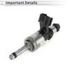 TOYOTA RAV4 (2019-2023) 1 Pc Black Silver Tone Fuel Injector 2.5