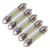 Car Interior 5 x 39mm C5W COB LED Dome Reading Light Bulbs
