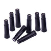 Car Truck 8 x Black Tyre Valve Stem Cap Extensions