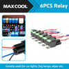 6 x 30AMP 12V Relay 4 PIN Automotive Fused + 30A Fuse