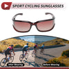 Cycling Sunglasses 1 Pc Motorcycle Riding Goggles Brown Lens Brown Frame