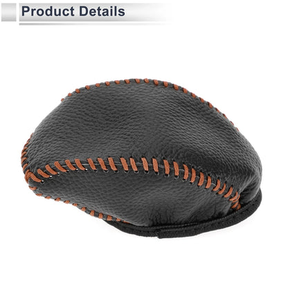 Car Gear Shift Knob Cover for Toyota RAV4 2019-2024 - 1 x Pebbled Black Brown