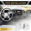 Toyota Tundra 1x Dashboard Side Air Vent AC Outlet Cover Trim (2022–2024)