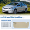 Hyundai Accent 2011-2015 Beige 1 x Pcs Left Side Sun Visor