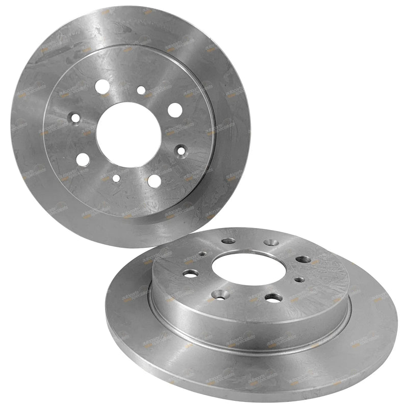 Honda Civic EH Sedan Rear Disc Rotors Pair 4 cyl 1.6L (1991-1993)