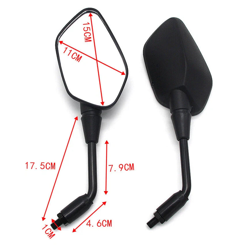 Honda FJS600, CB400F, CB500F, VFR800X, CB500X Rear View Mirror (2001-2023)