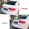 Audi A4 S4 B8 Rear Boot Spoiler Lip (2009-2016)