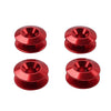 Trunk Hatch Lid 4PCS Red Quick Release Bumper Holder Clips