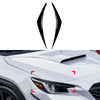 Subaru WRX STI 1 Pair / Gloss Black Tape-On Headlight Eye Lids Covers /