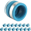 SBC BBC SBF BBF Engine 11 / 32” X .500” 16 Pcs Valve Stem Oil Seal Kit