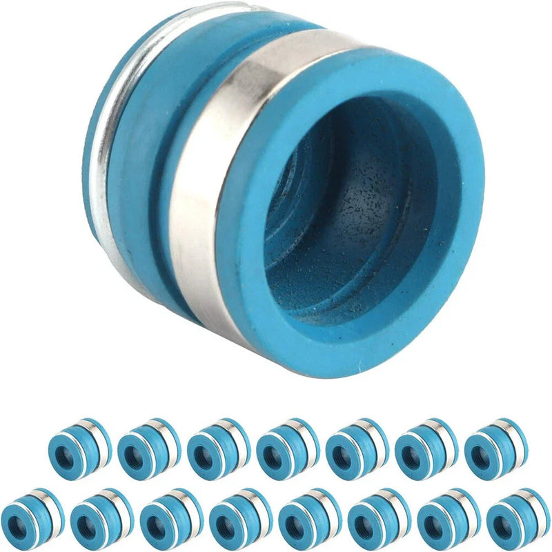SBC BBC SBF BBF Engine 11 / 32” X .500” 16 Pcs Valve Stem Oil Seal Kit