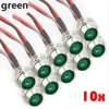 DASH Panel LED Indicator Light Boat Bulb / DC 12V Green /