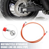 Motorcycle 120cm 10mm Motorcycle Hydraulic Brake Line Hose