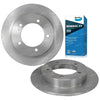Jimny 2x Front Disc Rotors + GCT Brake Pads (1998-2007)