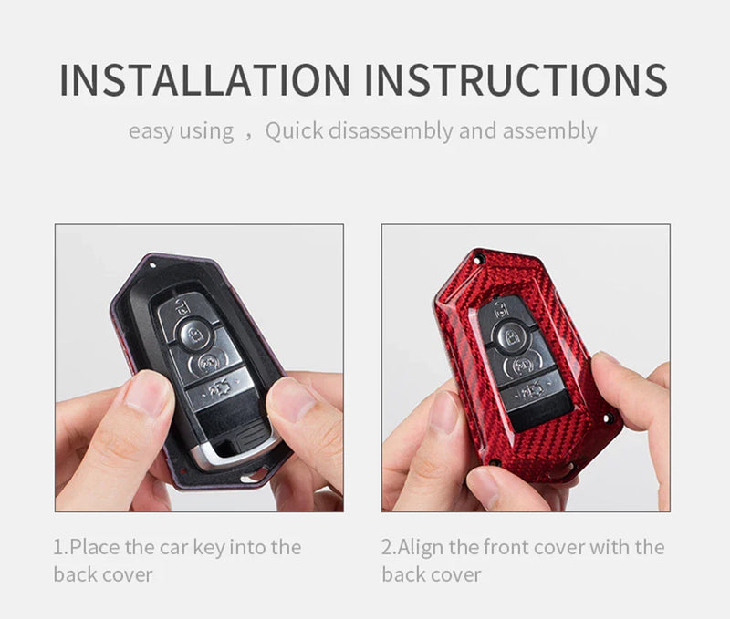 Ford Mustang (2018-2020) + Gift Box Key Fob Shell Cover