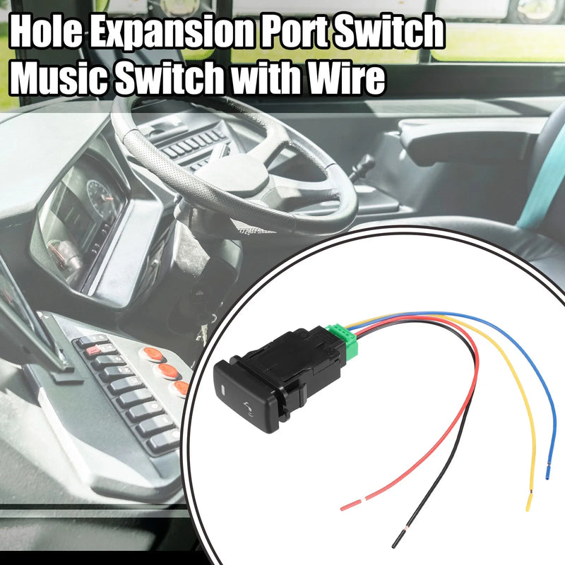 Toyota Alphard 1x Hole Expansion Port Switch Music Switch with Wire
