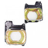 Headlight Housing Bucket Trim Pair Fits Nissan Navara TD25 D21 Truck 1986-90 D05