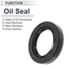 Oil Seal 38x58x10mm Rotary Shaft Seal Nitrile Rubber 5 Pcs