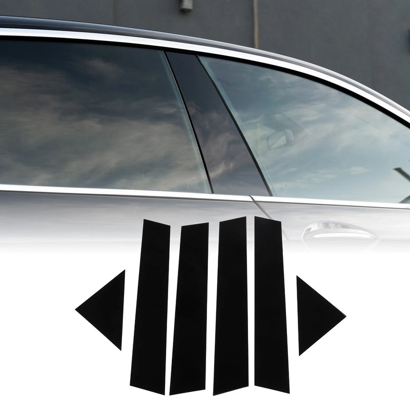 Chrysler 300 300C 6 x Car Pillar Window Trim Covers (2005-2010)