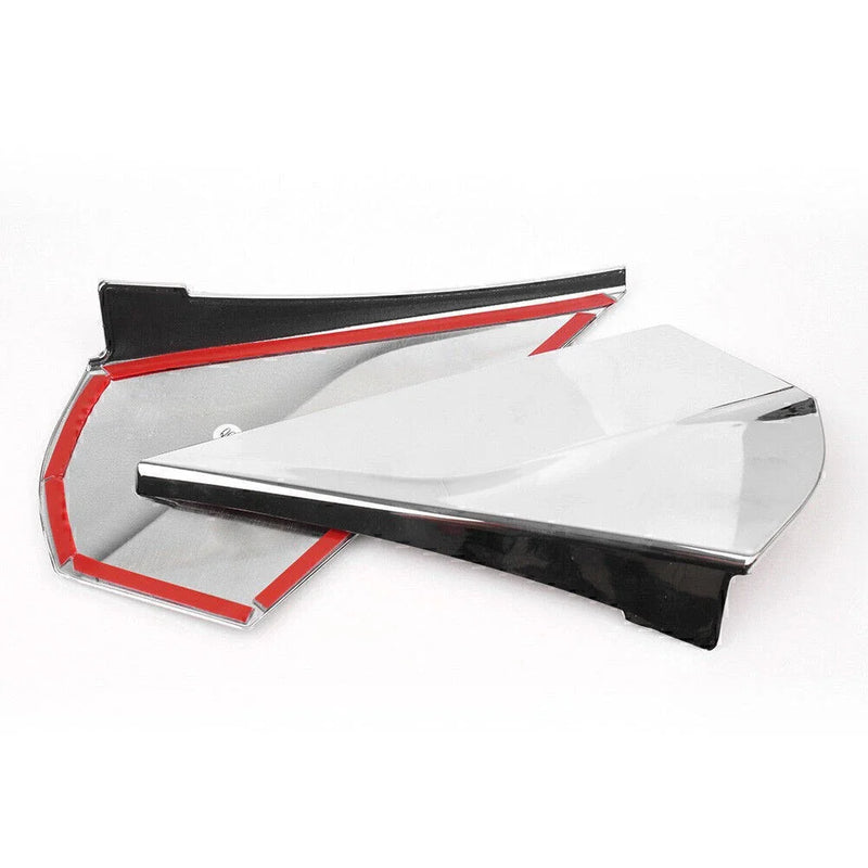 Toyota C-HR Chrome Rear Tail Side Window Spoiler Cover Trim (2016-2022)