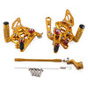 Aprilia RSV4 (2009-2011) - Gold 2 x Rear Sets Rearset Foot Pegs Set