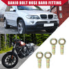 Car Motorcycle 4 x Banjo Bolt Hose Barb Fitting 12mm ID 10mm OD
