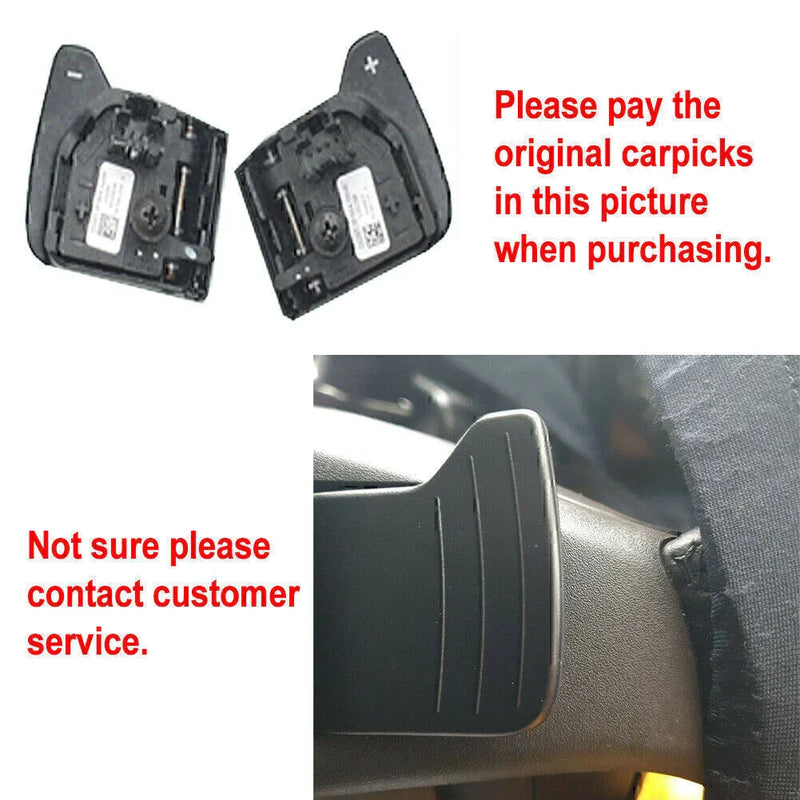 Ford Mondeo, Taurus, Edge Steering Wheel Shift Paddle Shifter Extension Black (2007-2023)