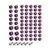 Harley Touring Street Road Glide 66X Engine Bolt Topper Cap Purple (2002-2023)