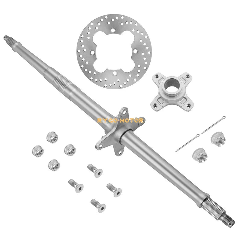 Honda TRX400EX Sportrax 2x4 Rear Axle Shaft W/ Rotor Hub & Rotor (1999–2008)