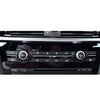 BMW X3 X4 Matte Black 11x Front Air Conditioning Button Trim (2011-2017)