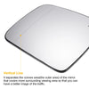 Jeep Grand Cherokee Left White Mirror Glass w/ Back Heated