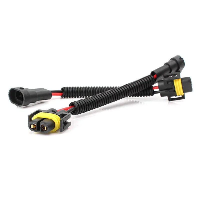 Make & Model H11 H8 2 x Headlight Fog Light Extension Wiring Harness Socket