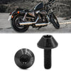 Motorcycle Fairing 10pcs M6 Black Aluminum Hex Socket Head Screws