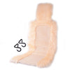 Car Beige Front Seat Cover Soft Cushion Pad Protector