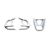 Toyota Corolla (2019-2024) Matte Silver 3 x Steering Wheel Trim Covers