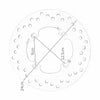 Honda Silverwing FJS600 FJS400 Rear Brake Disc (2001-2009)