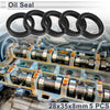 Make Model Oil Seal 28x35x8mm Nitrile Rubber 5 x Pcs