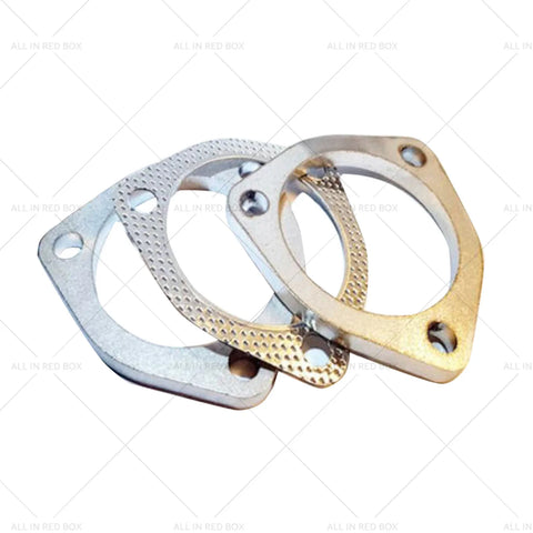 Universal 3" Exhaust Flange Plate Gasket 3 Bolt Stainless Steel