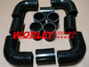 QLD Intercooler 450x300x70mm with 76mm Piping & Silicone Hose