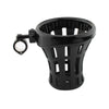 22mm-25mm Fixed Handlebars Black Handlebar Cup Holder Kit