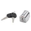 Honda CG125 2 x Stainless Steel Motorcycle Steering Lock Silver Tone