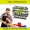 High-Capacity Storage - 8 Drill Holder 4-Layer Power Tool Organizer Wall Mount